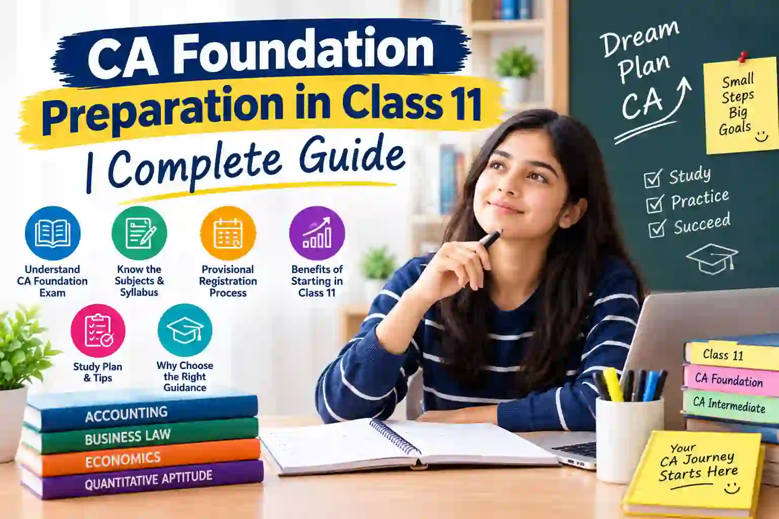 CA Foundation Preparation in Class 11 | Complete Guide